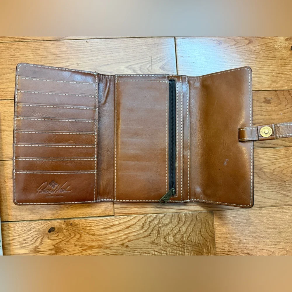 Patricia Nash Colli Flap Leather Studded Wallet